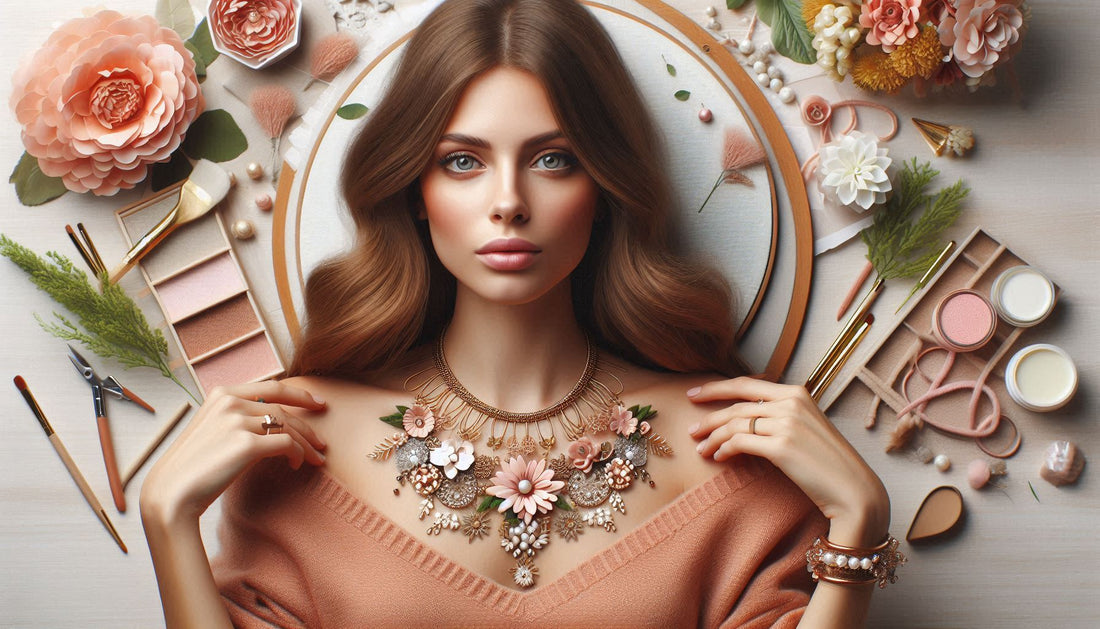 How To Style Floral Statement Necklaces For A Fresh Look