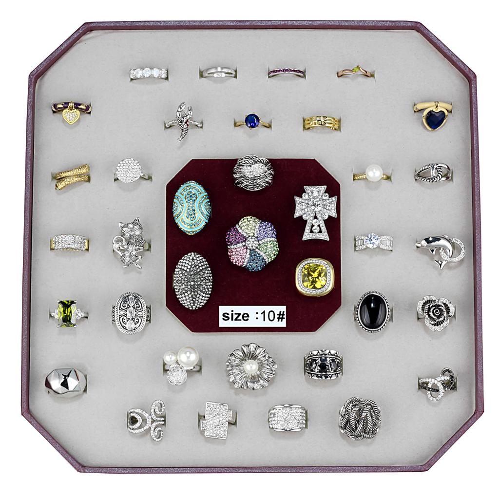 VK-007-SIZE10 - Assorted Brass Ring with Assorted in Assorted