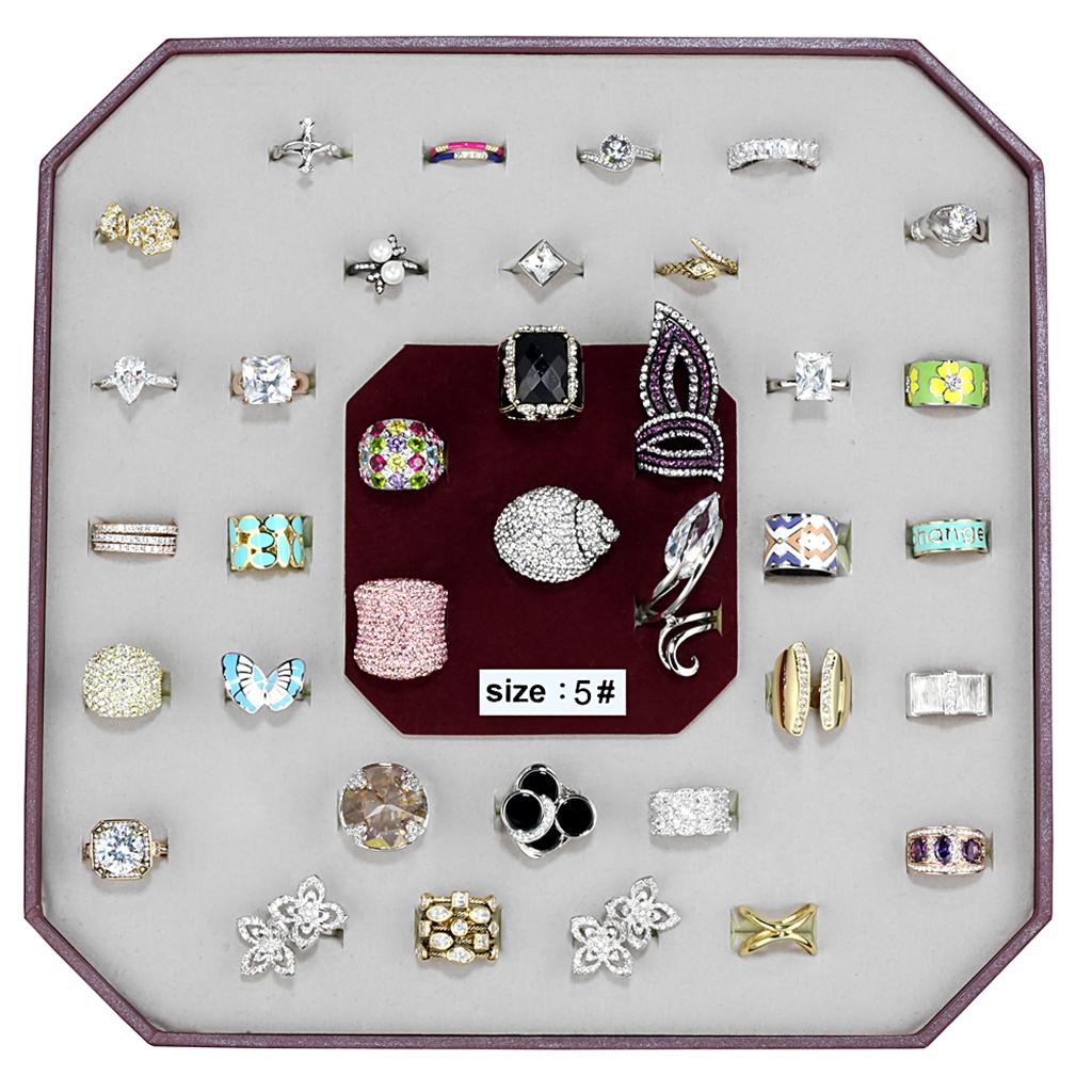 VK-009-SIZE5 - Assorted Brass Ring with Assorted in Assorted