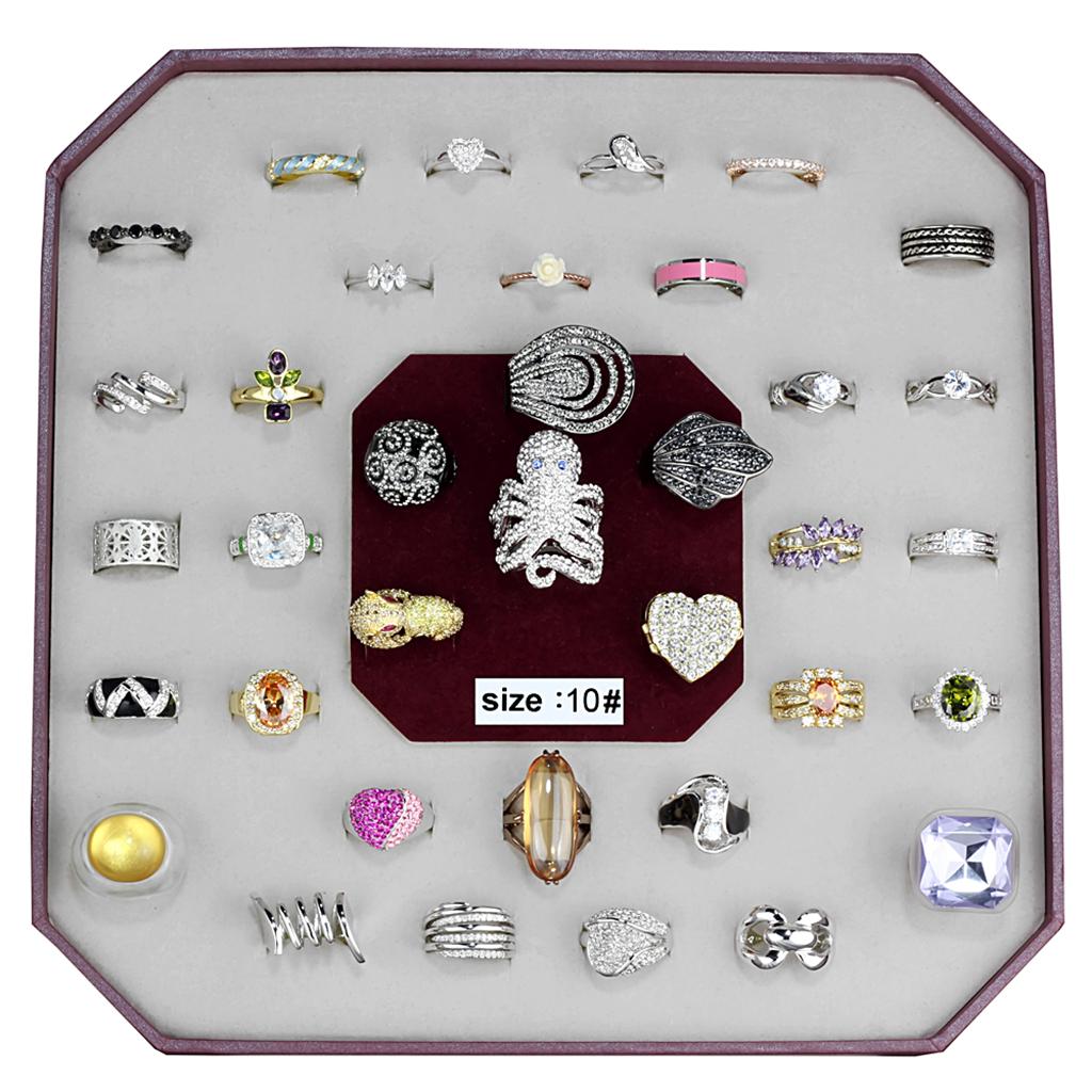 VK-011-SIZE10 - Assorted Brass Ring with Assorted in Assorted