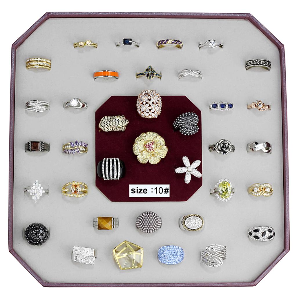 VK-012-SIZE10 - Assorted Brass Ring with Assorted in Assorted