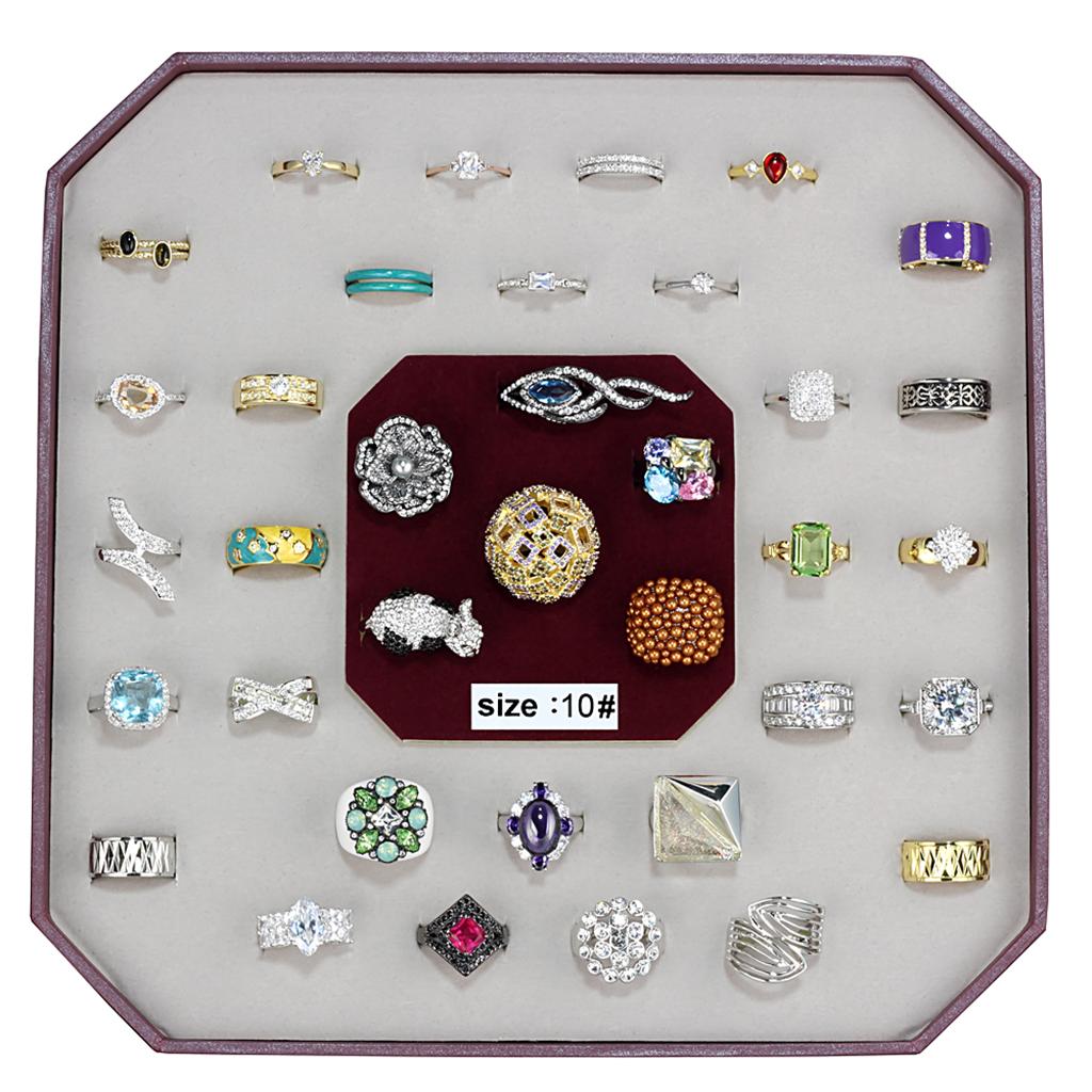 VK-013-SIZE10 - Assorted Brass Ring with Assorted in Assorted