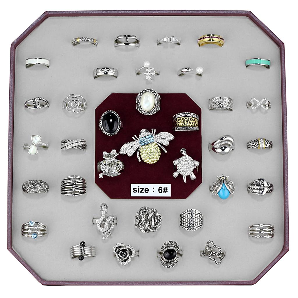 VK-017-SIZE6 - Assorted Brass Ring with Assorted in Assorted