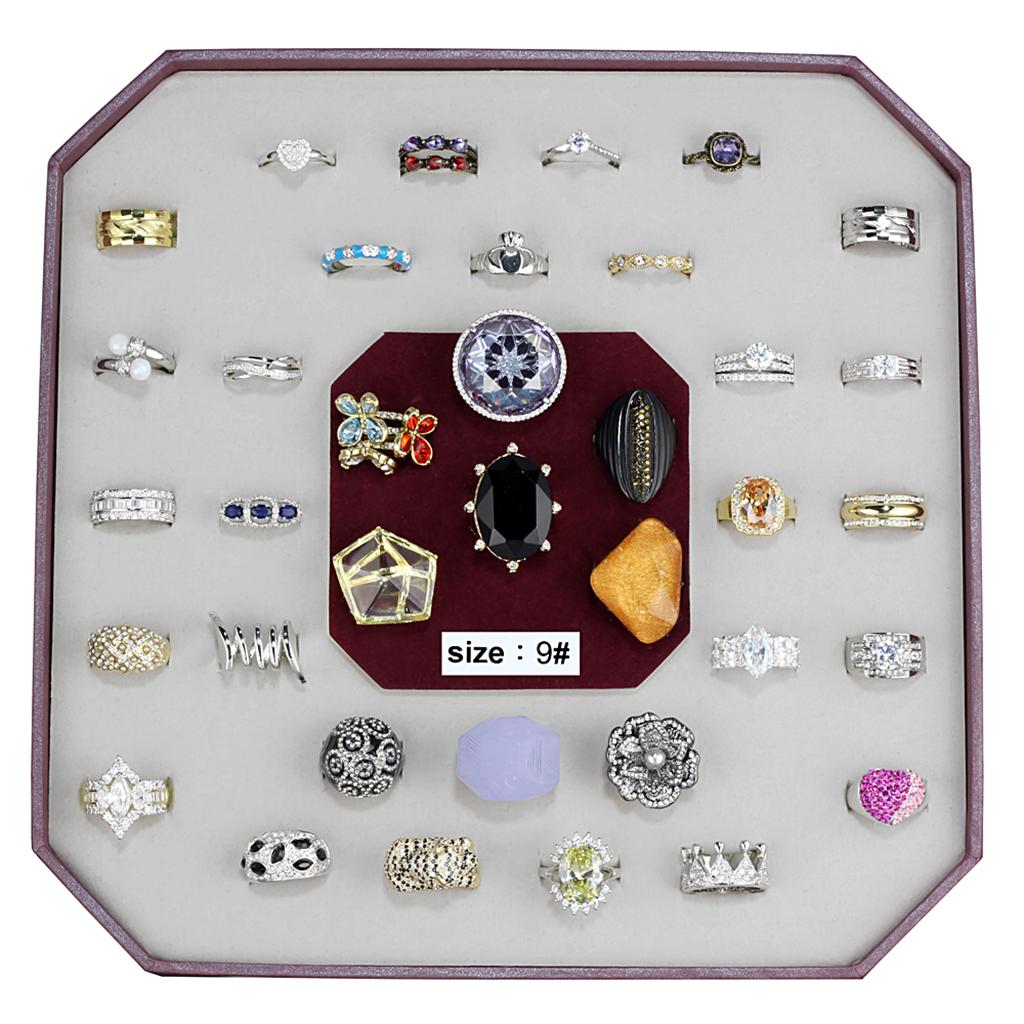 VK-021-SIZE9 - Assorted Brass Ring with Assorted in Assorted