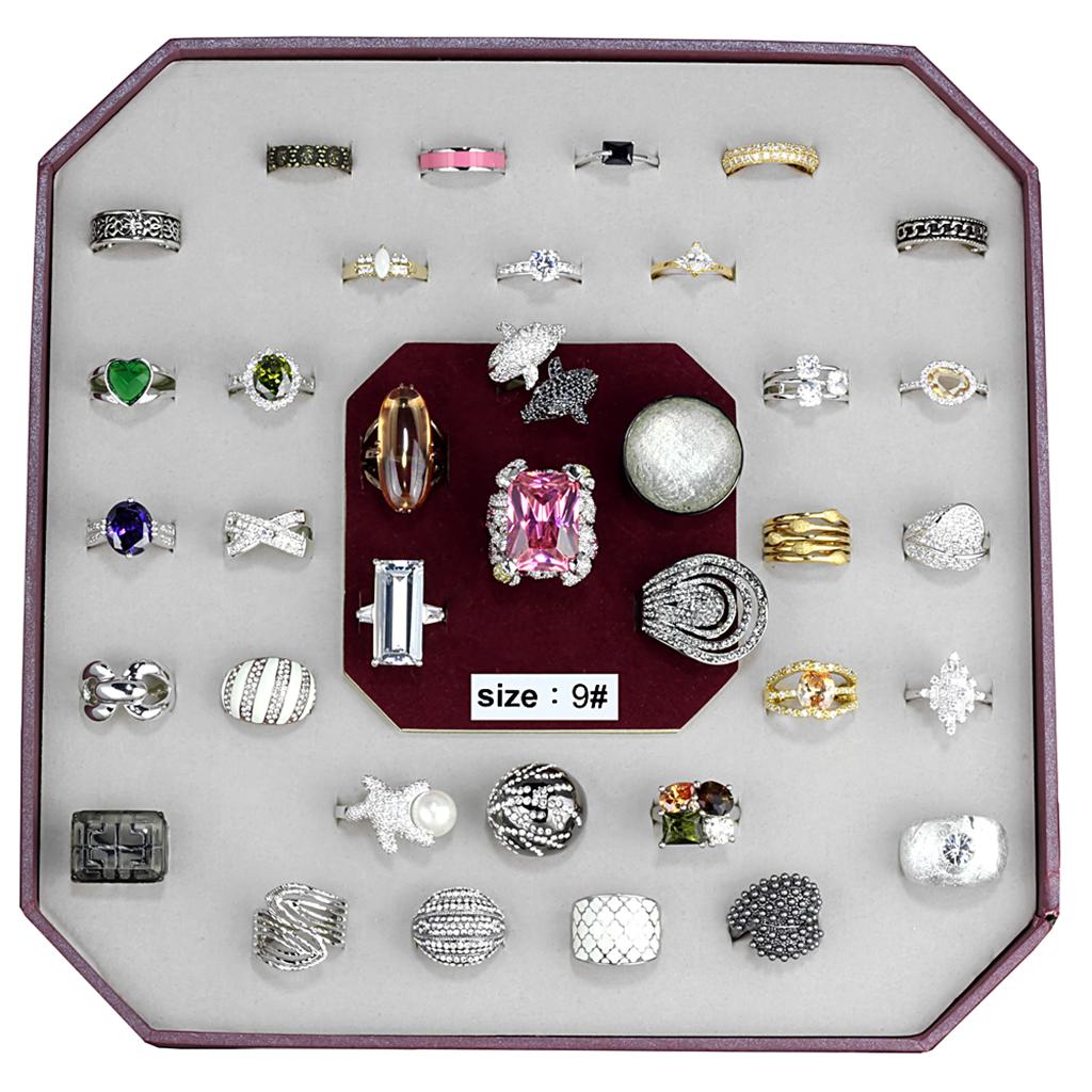 VK-023-SIZE9 - Assorted Brass Ring with Assorted in Assorted