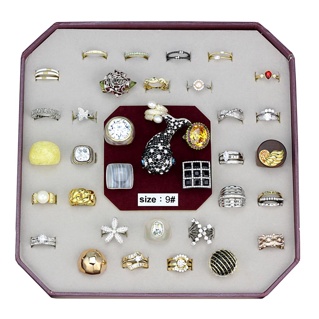 VK-024-SIZE9 - Assorted Brass Ring with Assorted in Assorted