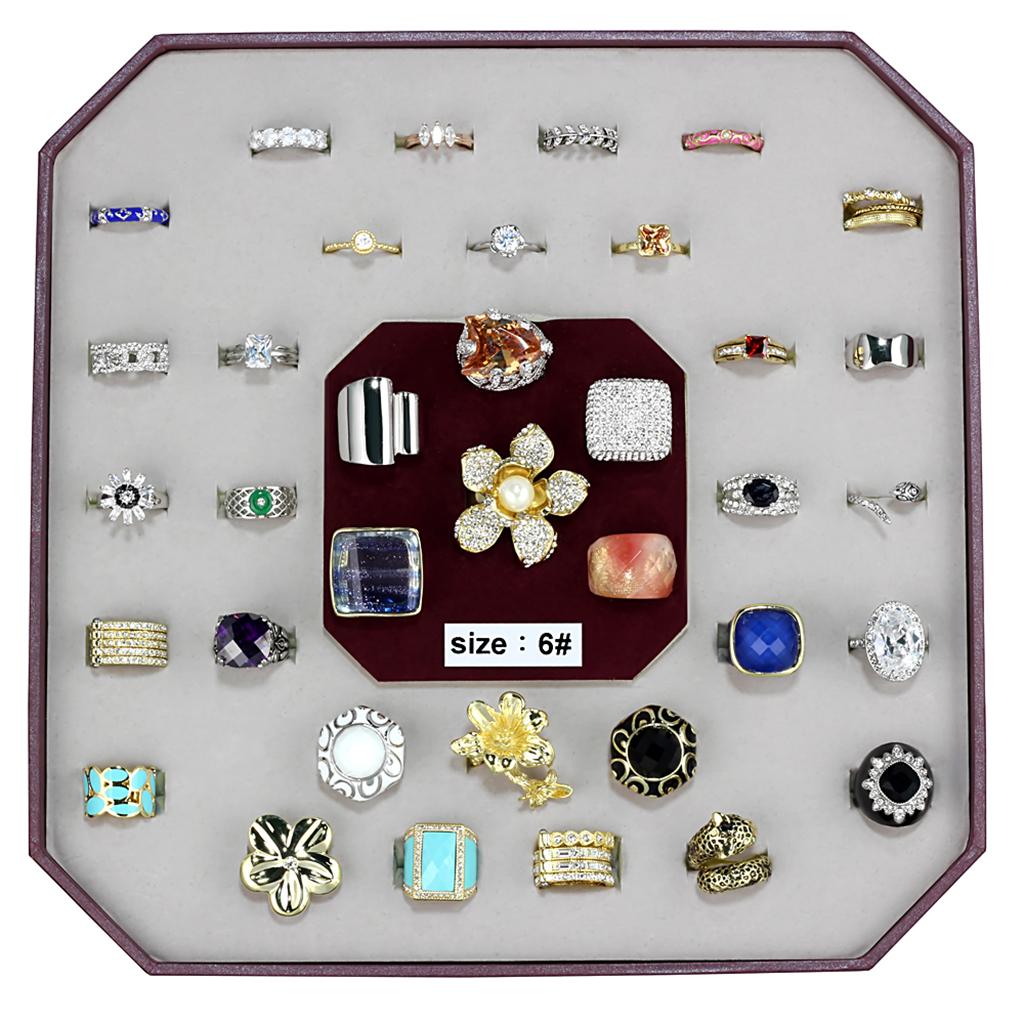 VK-026-SIZE6 - Assorted Brass Ring with Assorted in Assorted