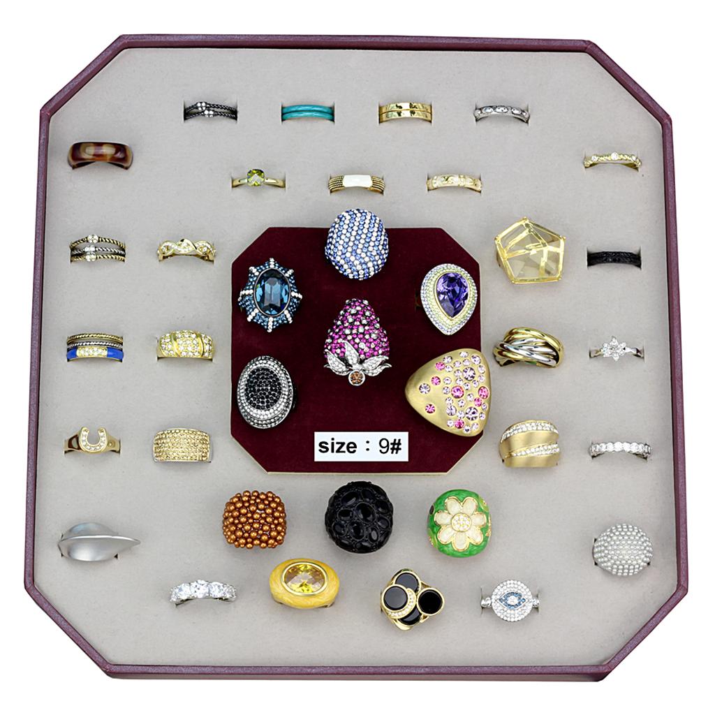 VK-026-SIZE9 - Assorted Brass Ring with Assorted in Assorted