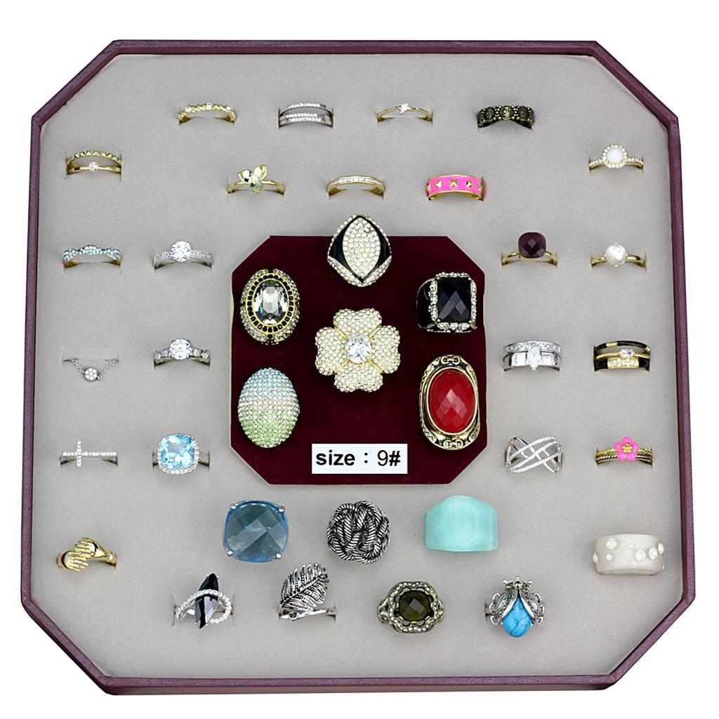 VK-027-SIZE9 - Assorted Brass Ring with Assorted in Assorted