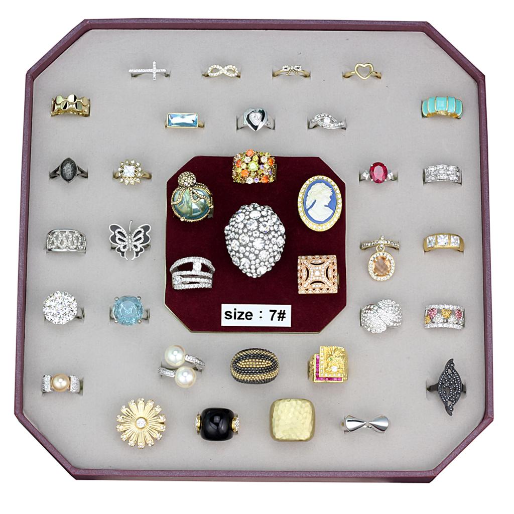 VK-029-SIZE7 - Assorted Brass Ring with Assorted in Assorted