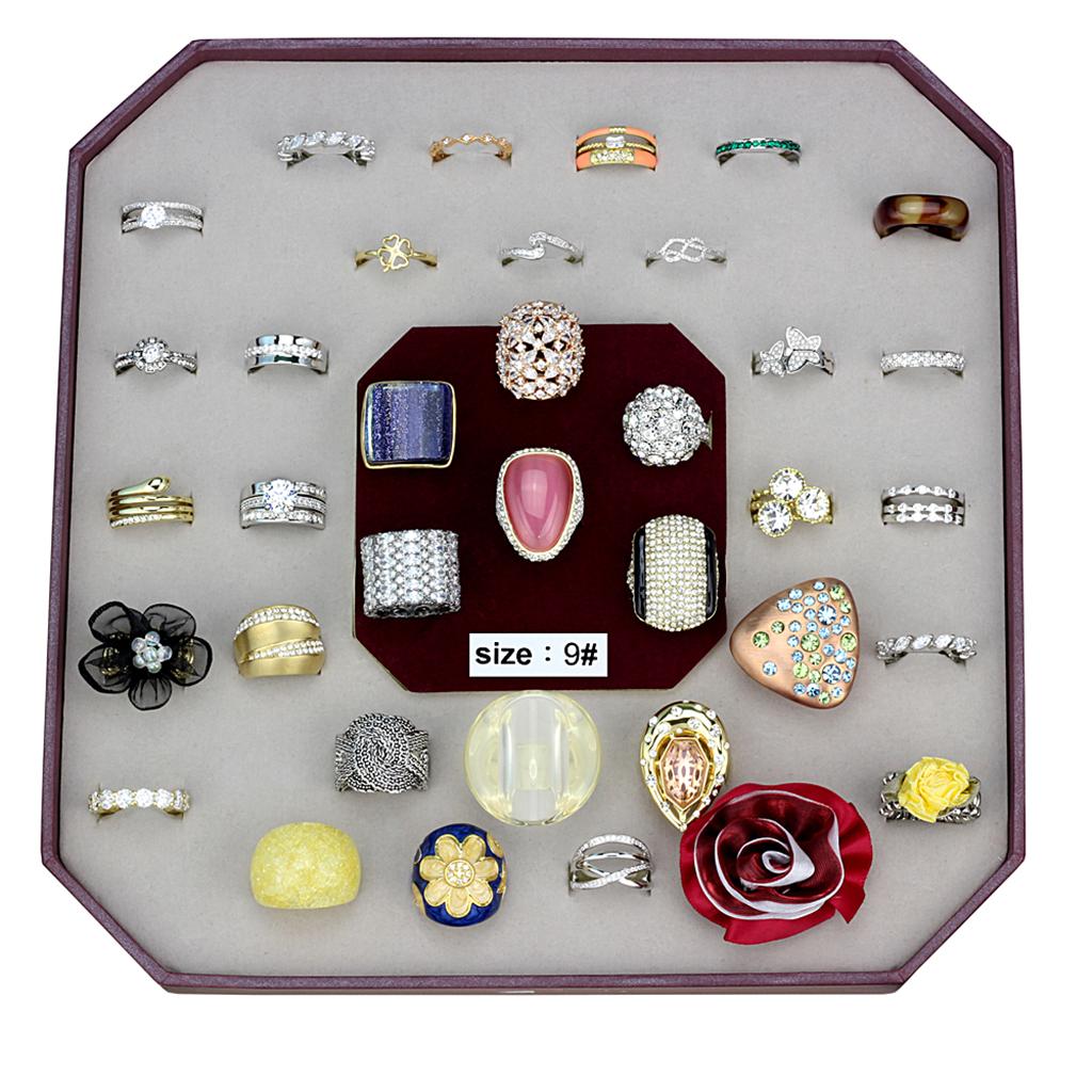 VK-031-SIZE9 - Assorted Brass Ring with Assorted in Assorted