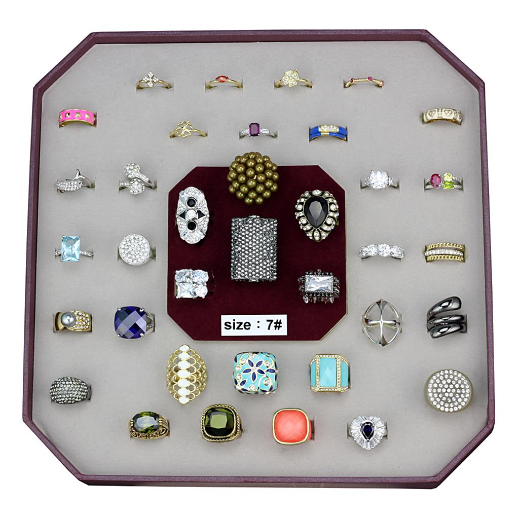VK-032-SIZE7 - Assorted Brass Ring with Assorted in Assorted