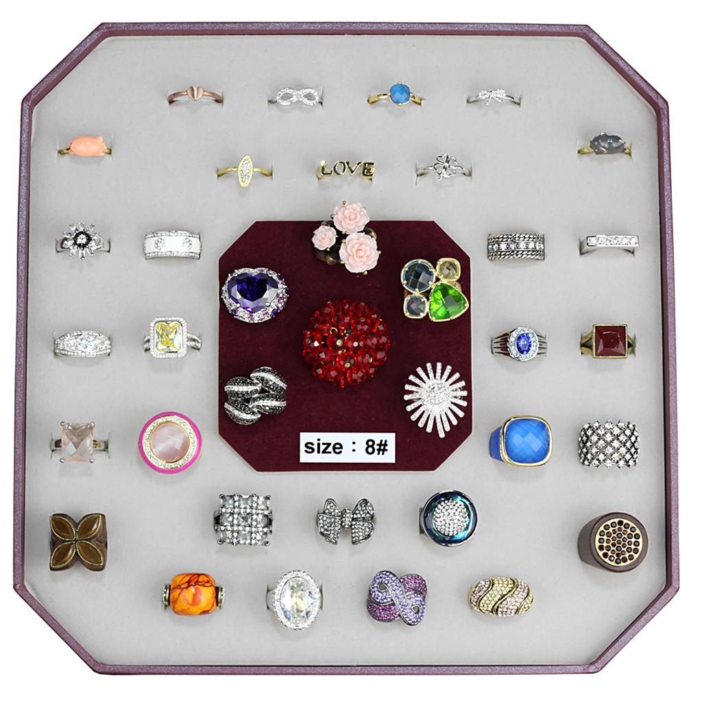 VK-033-SIZE8 - Assorted Brass Ring with Assorted in Assorted
