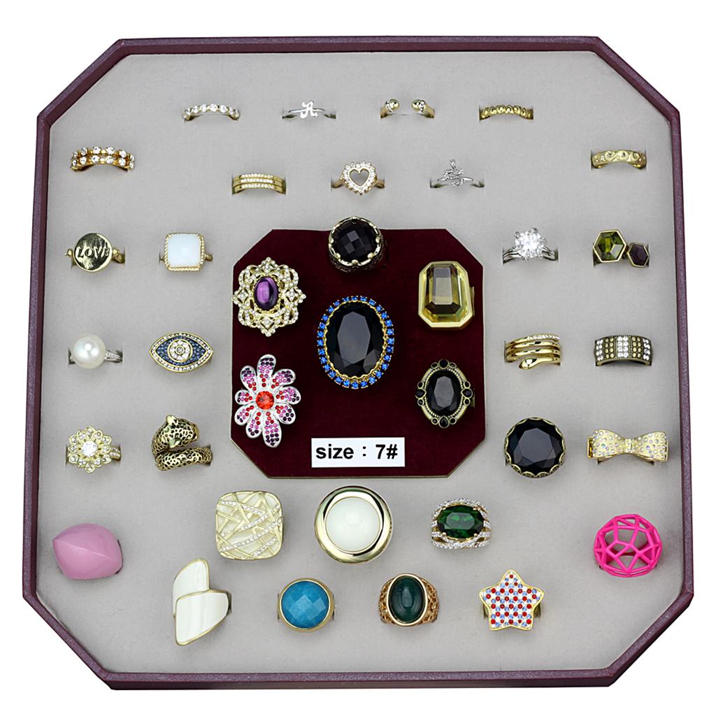 VK-034-SIZE7 - Assorted Brass Ring with Assorted in Assorted