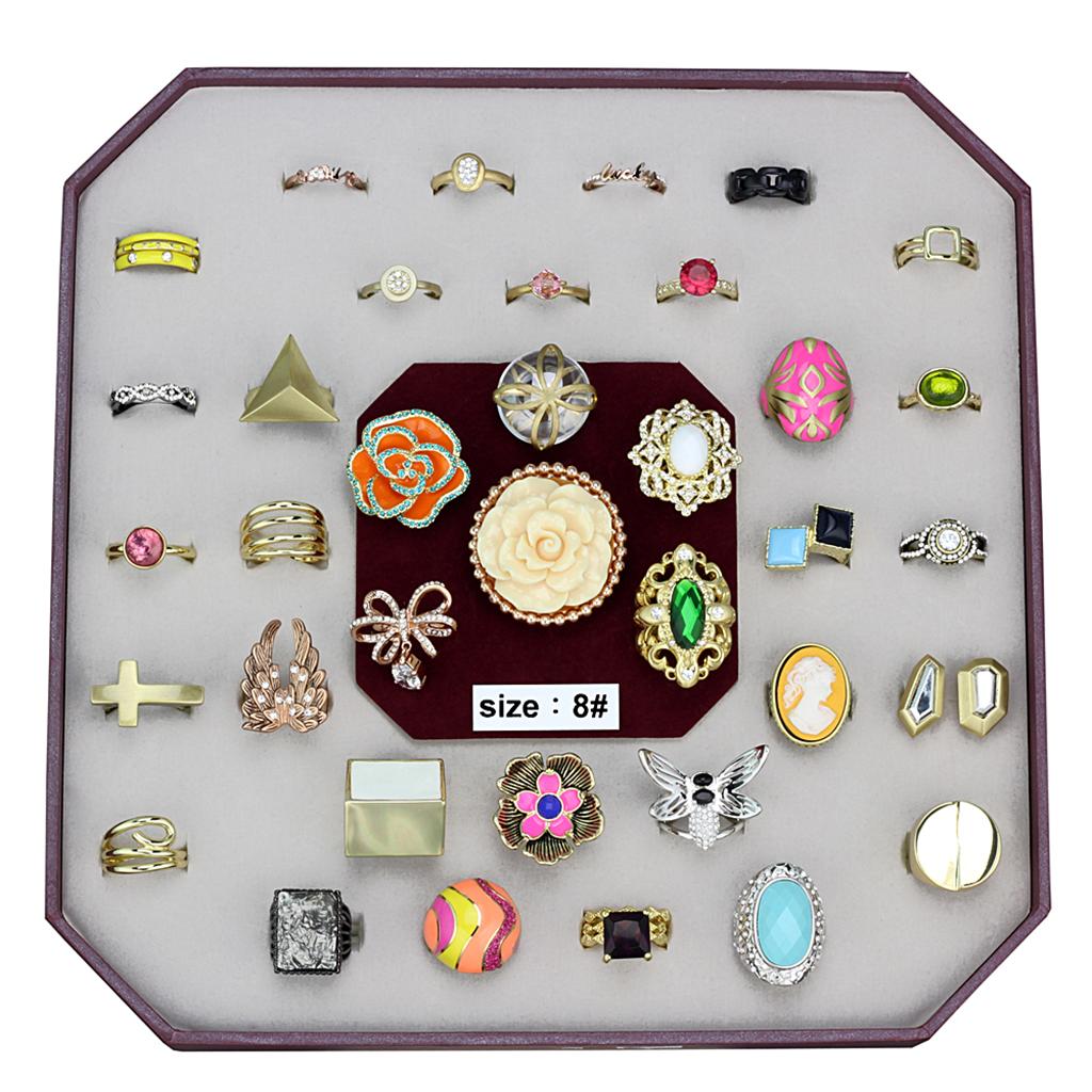 VK-036-SIZE8 - Assorted Brass Ring with Assorted in Assorted