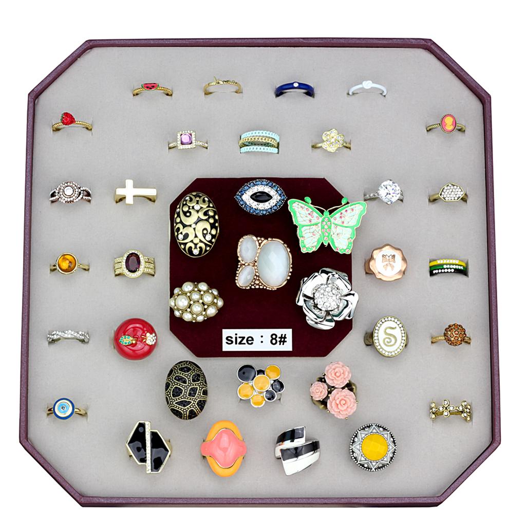 VK-038-SIZE8 - Assorted Brass Ring with Assorted in Assorted