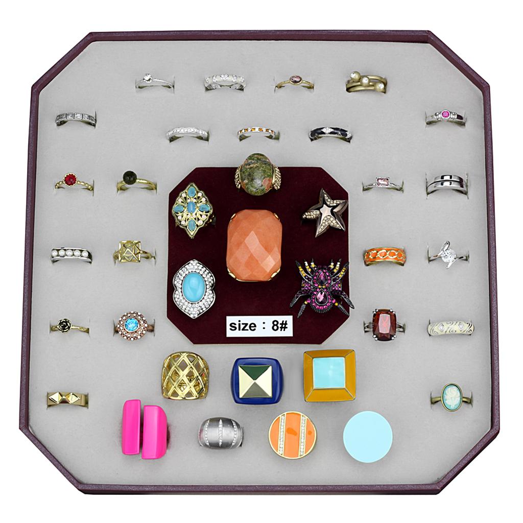VK-045-SIZE8 - Assorted Brass Ring with Assorted in Assorted