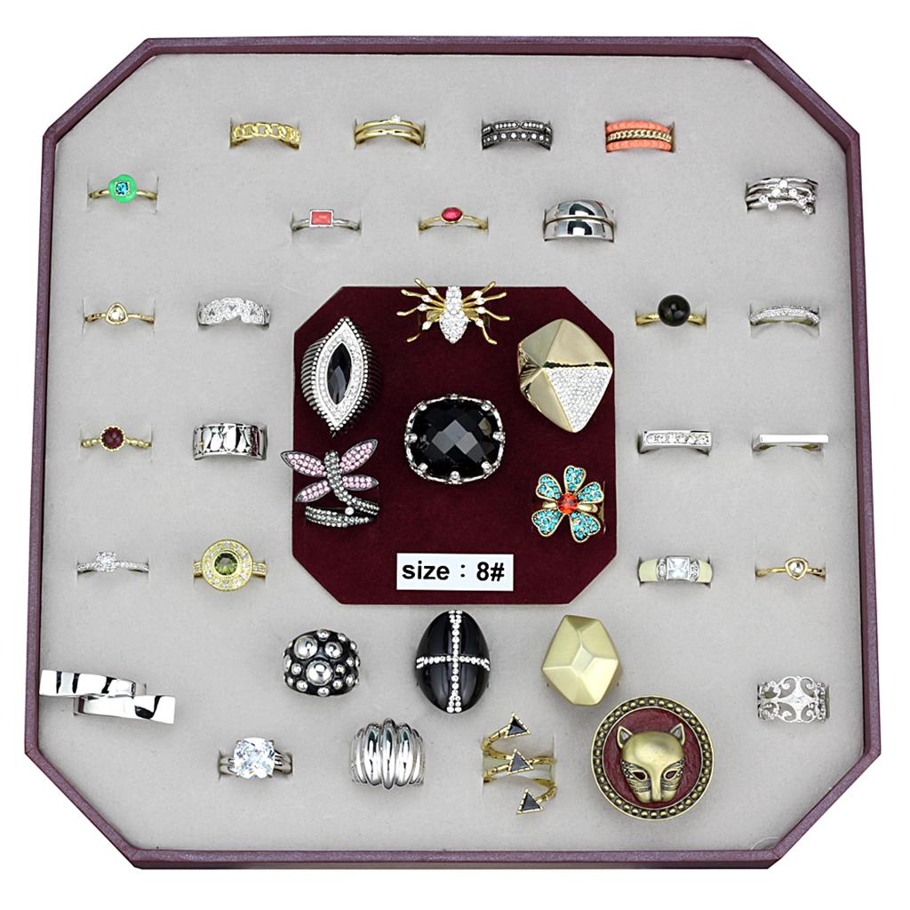 VK-049-SIZE8 - Assorted Brass Ring with Assorted in Assorted