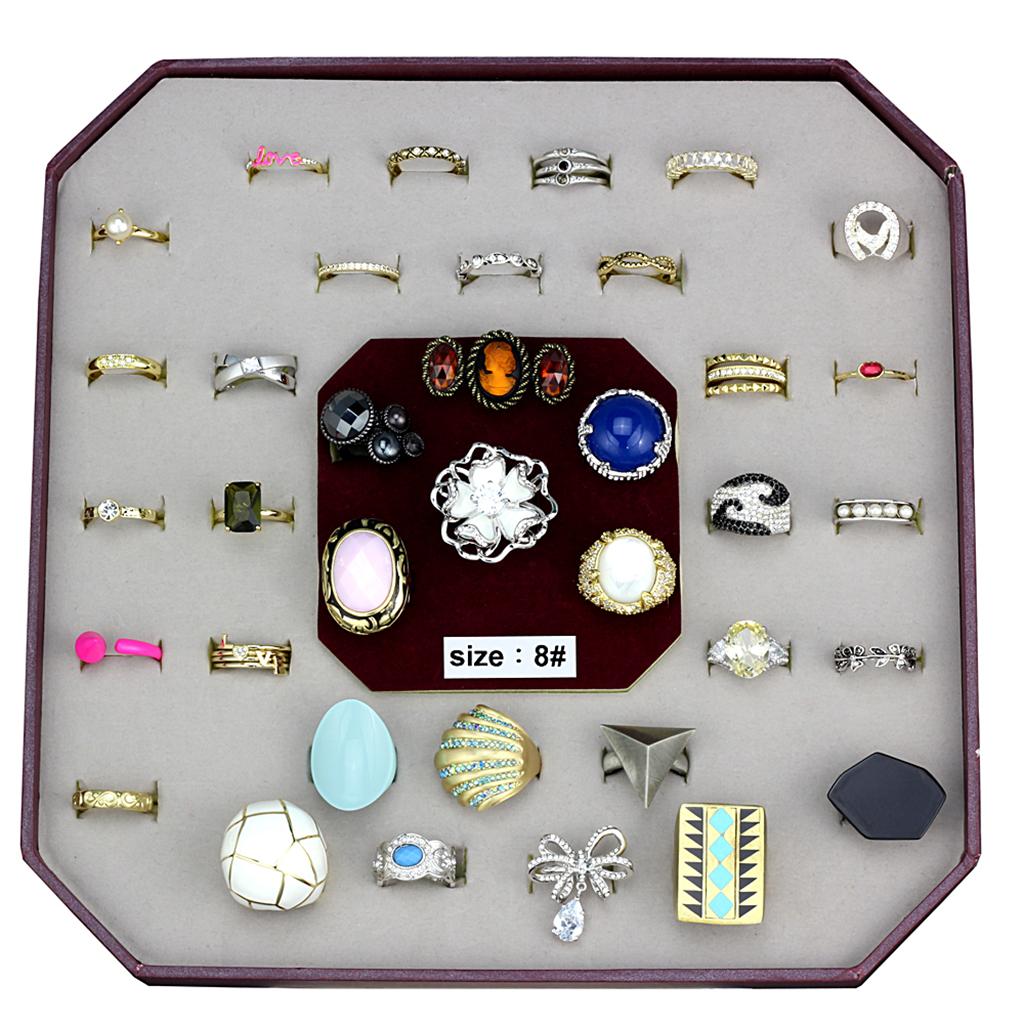 VK-050-SIZE8 - Assorted Brass Ring with Assorted in Assorted