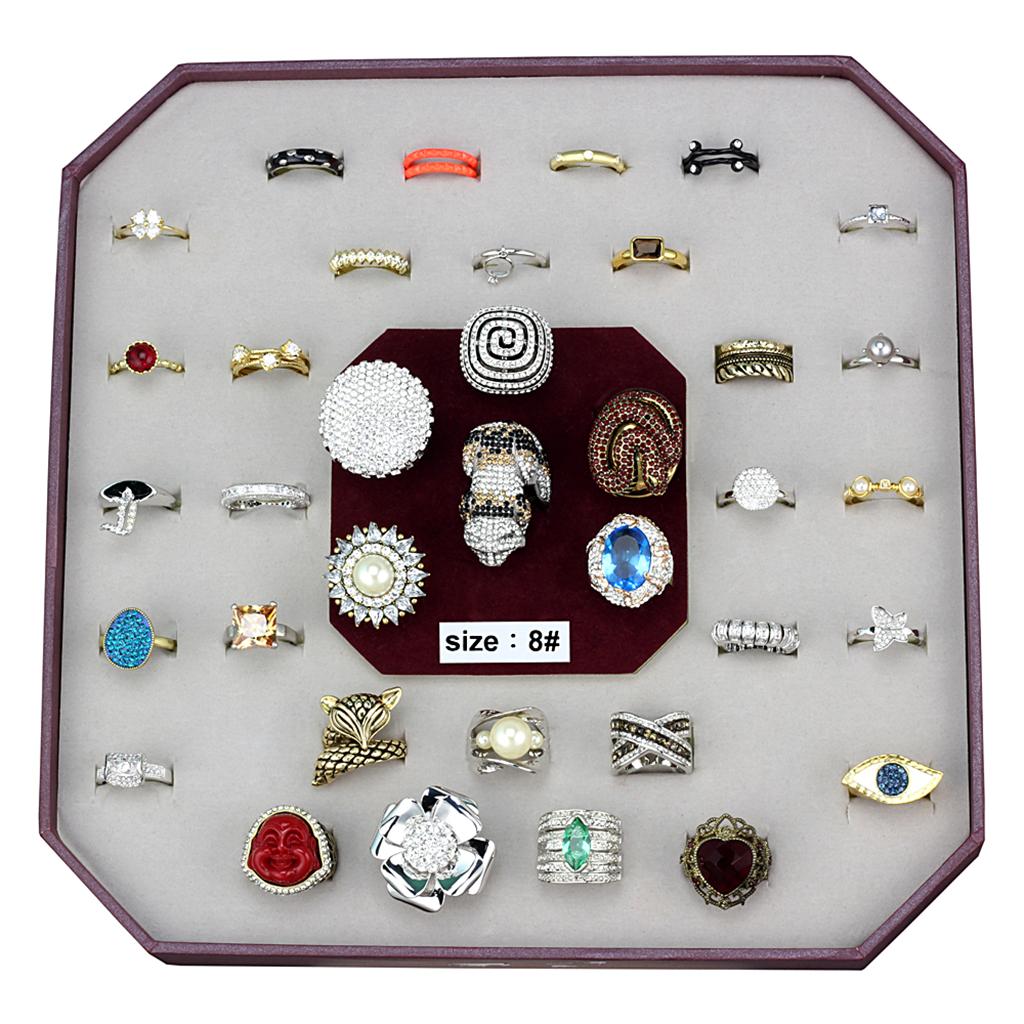 VK-053-SIZE8 - Assorted Brass Ring with Assorted in Assorted