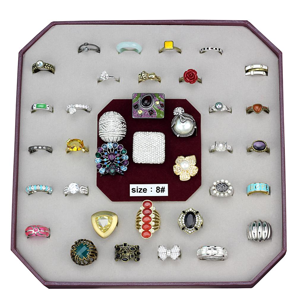 VK-054-SIZE8 - Assorted Brass Ring with Assorted in Assorted