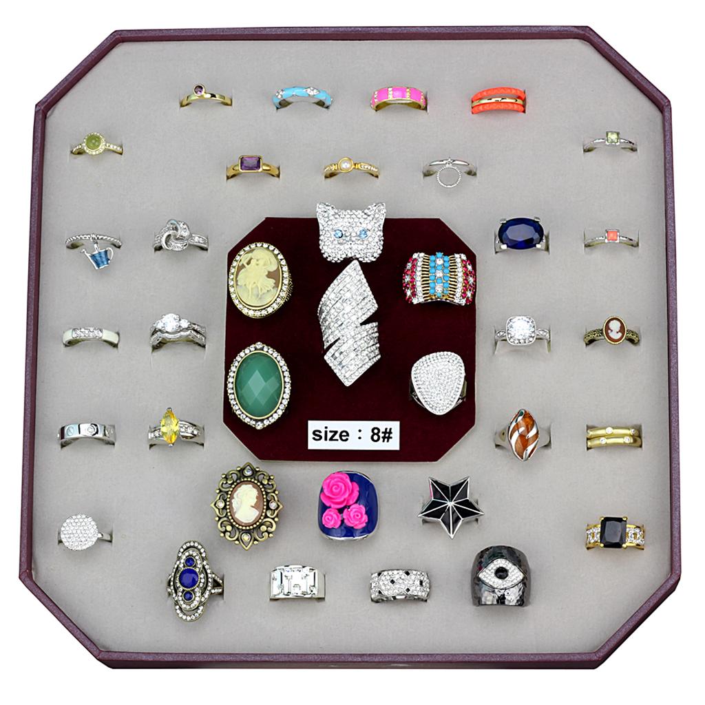 VK-055-SIZE8 - Assorted Brass Ring with Assorted in Assorted