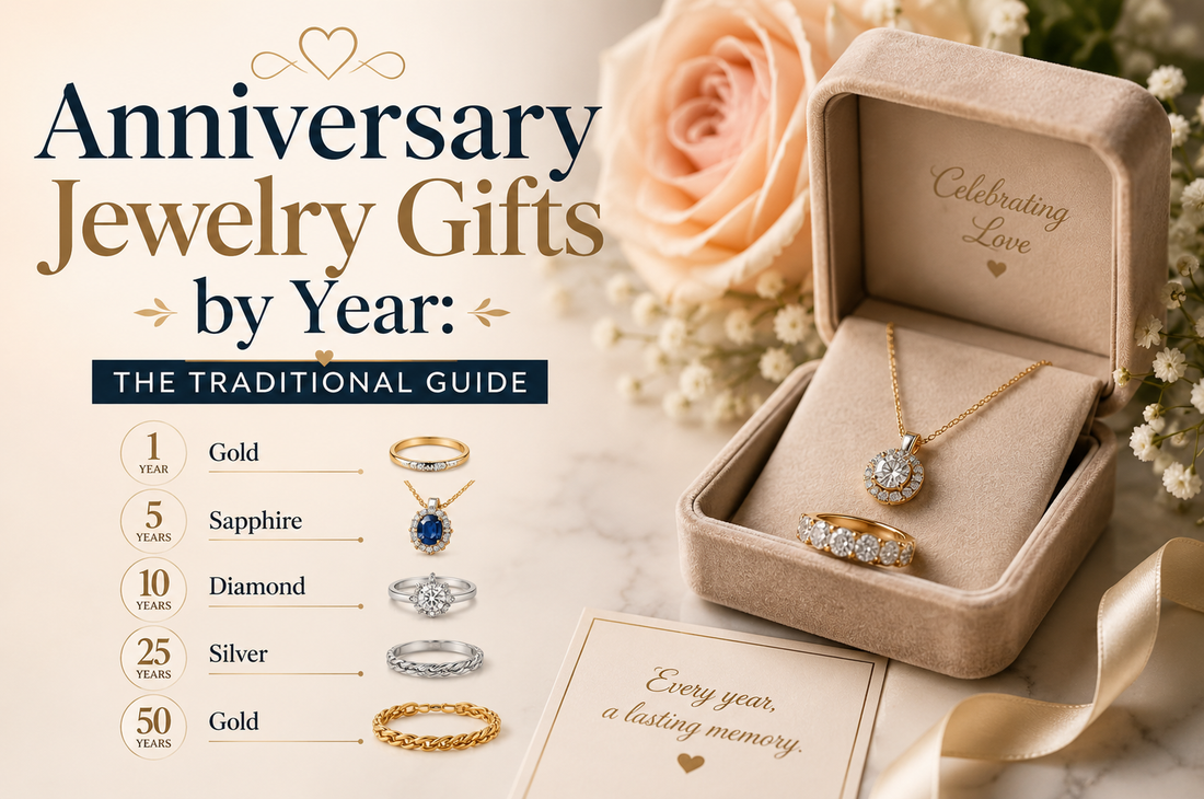 Anniversary Jewelry Gifts by Year The Traditional Guide
