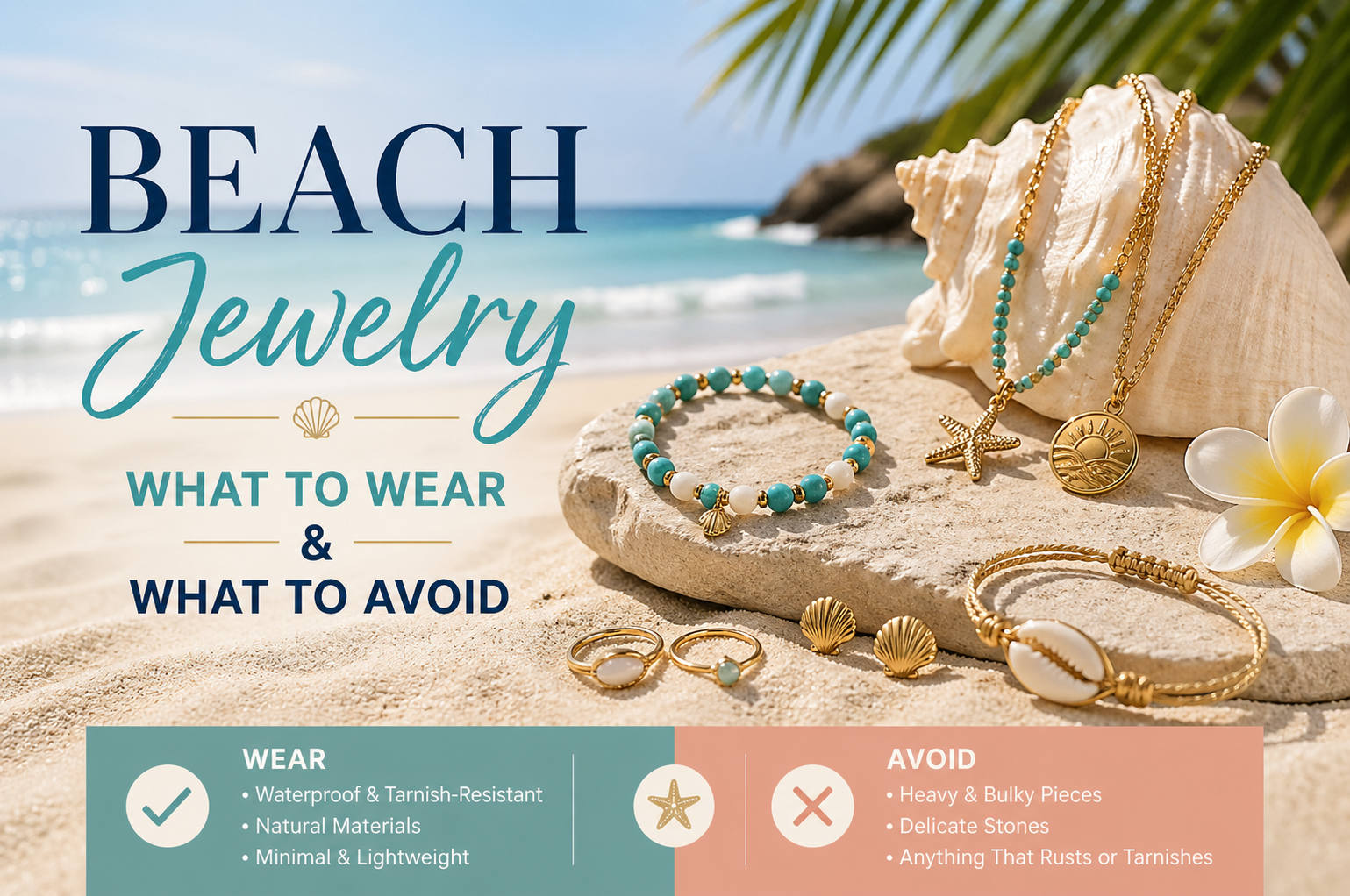 Beach Jewelry What to Wear and What to Avoid