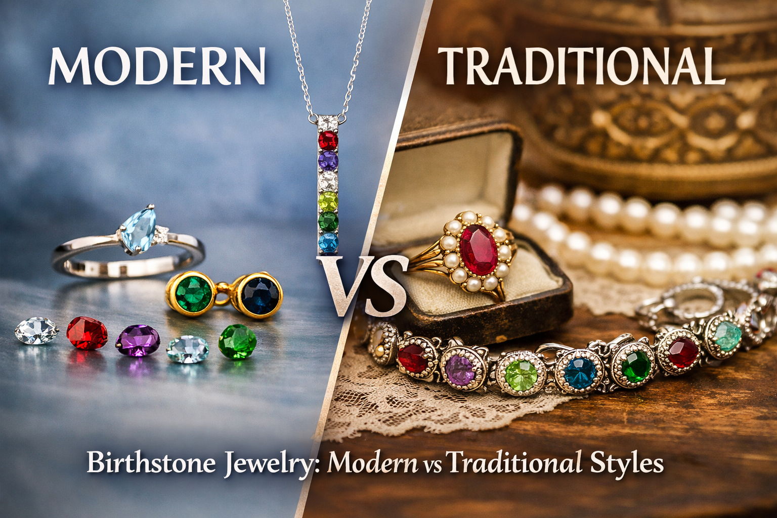Birthstone Jewelry: Modern vs Traditional Styles