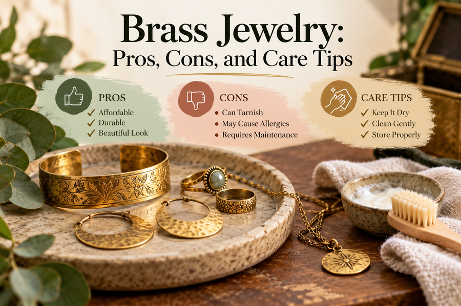 Brass Jewelry Pros, Cons, and Care Tips