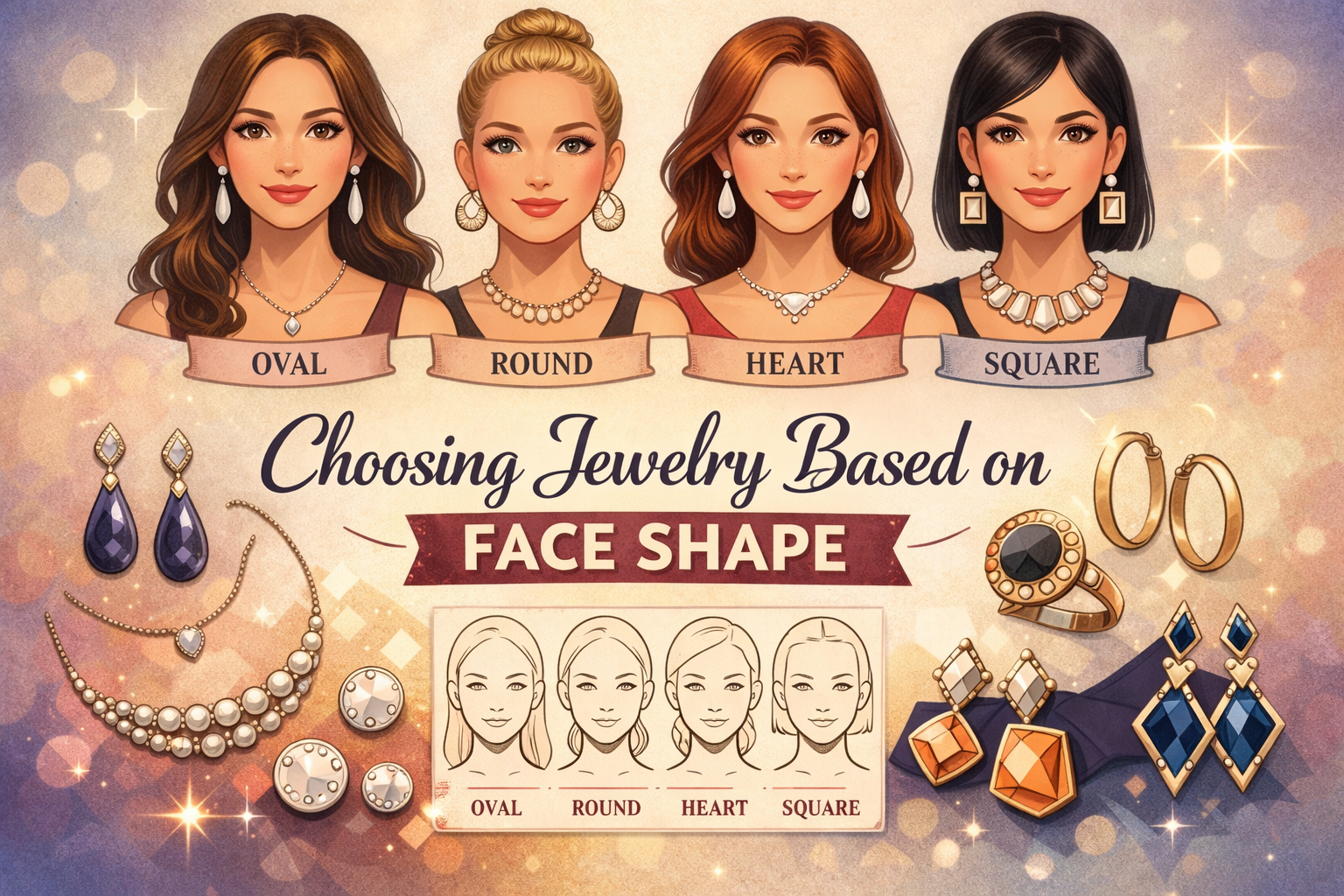 Choosing Jewelry Based on Face Shape