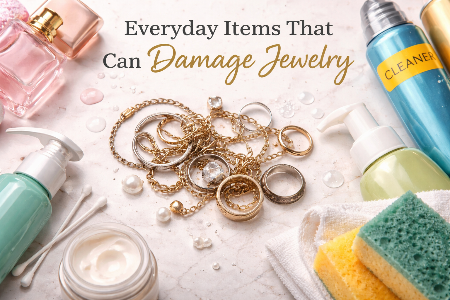 Everyday Items That Can Damage Jewelry
