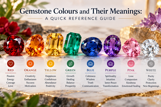 Gemstone Colours and Their Meanings A Quick Reference Guide