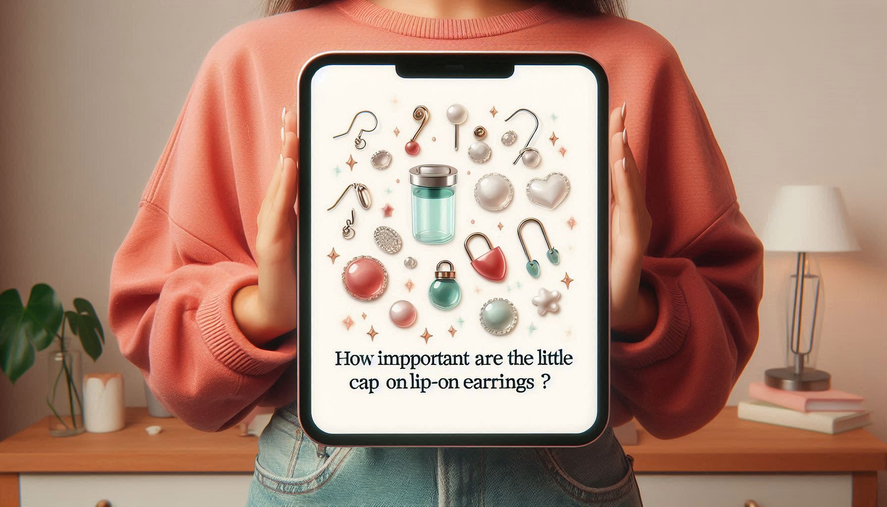 How Important Are The Little Clear Caps On Clip-On Earrings?