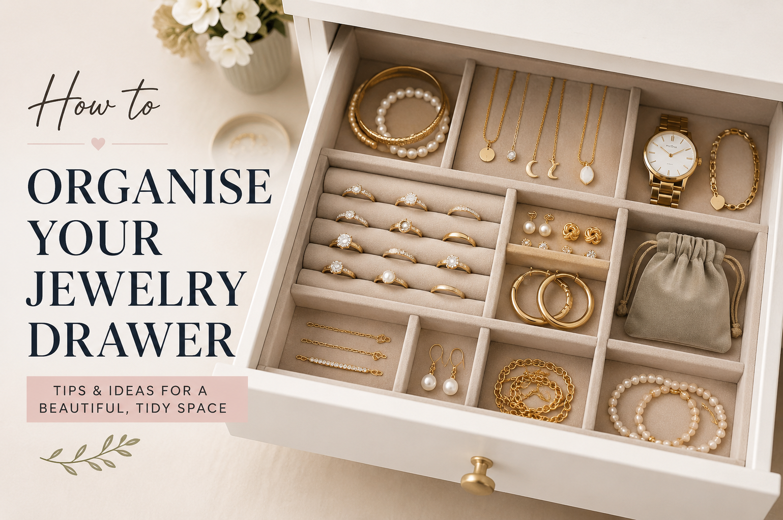 How to Organise Your Jewelry Drawer