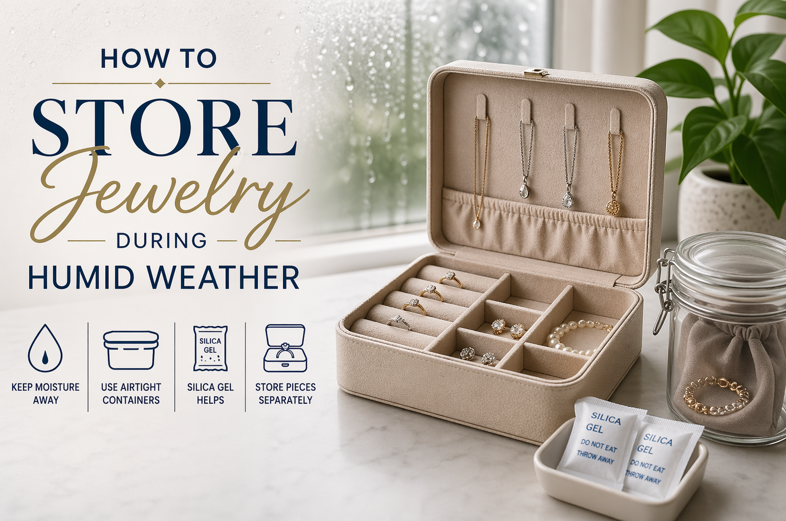How to Store Jewelry During Humid Weather
