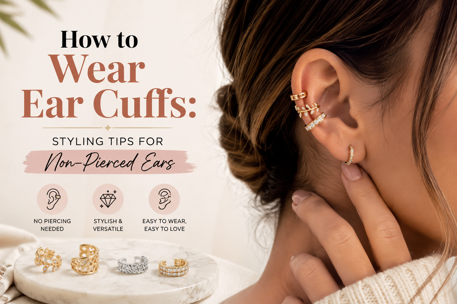 How to Wear Ear Cuffs Styling Tips for Non-Pierced Ears