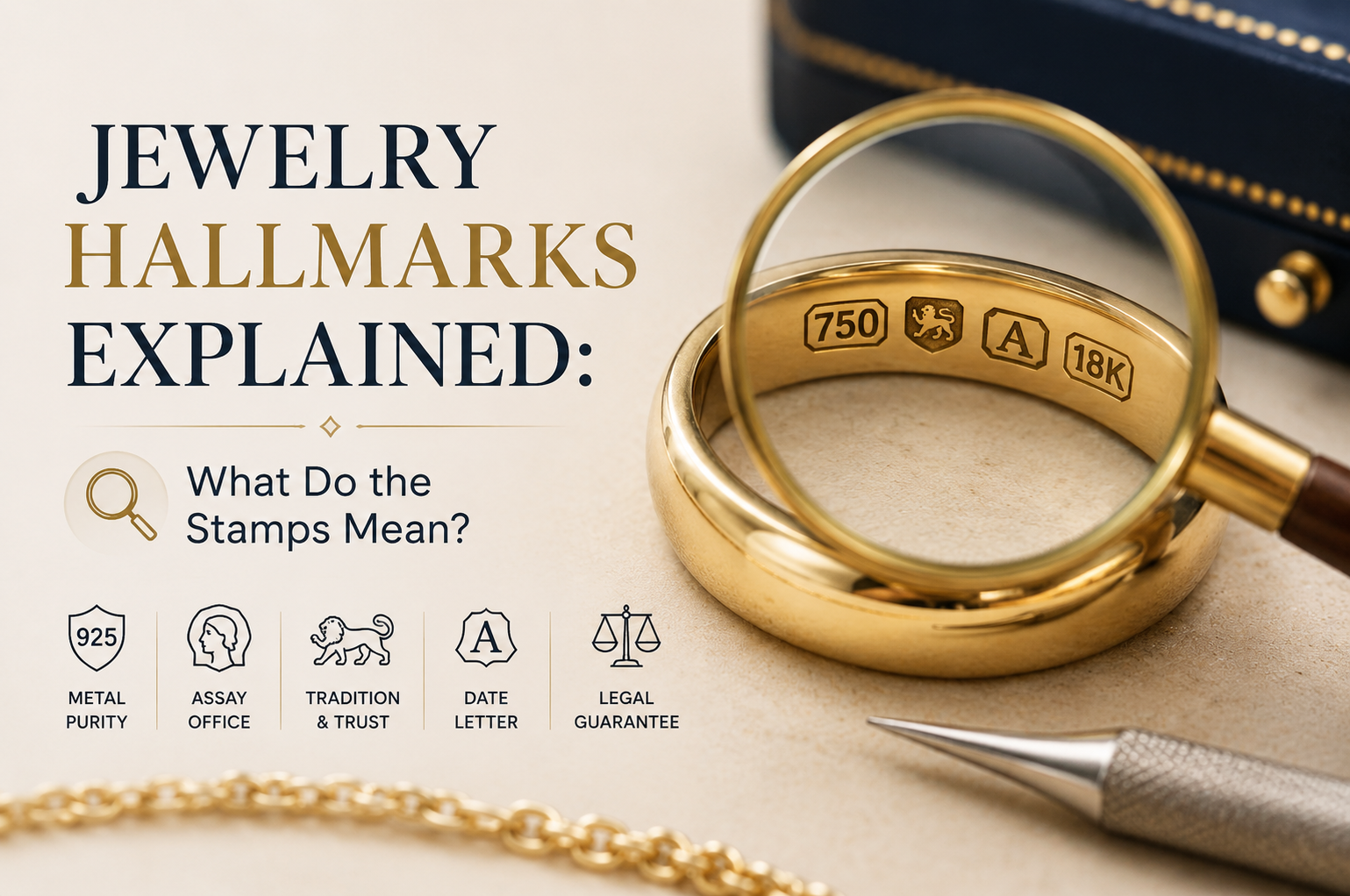 Jewelry Hallmarks Explained What Do the Stamps Mean