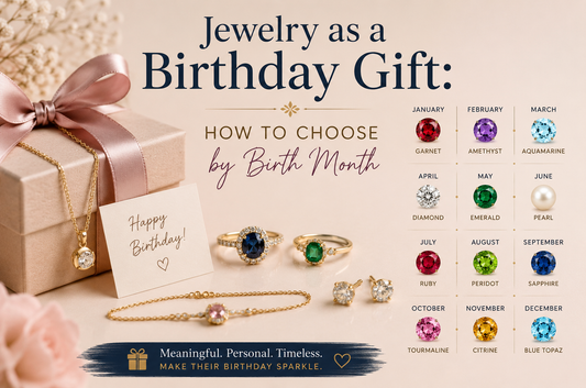 Jewelry as a Birthday Gift How to Choose by Birth Month