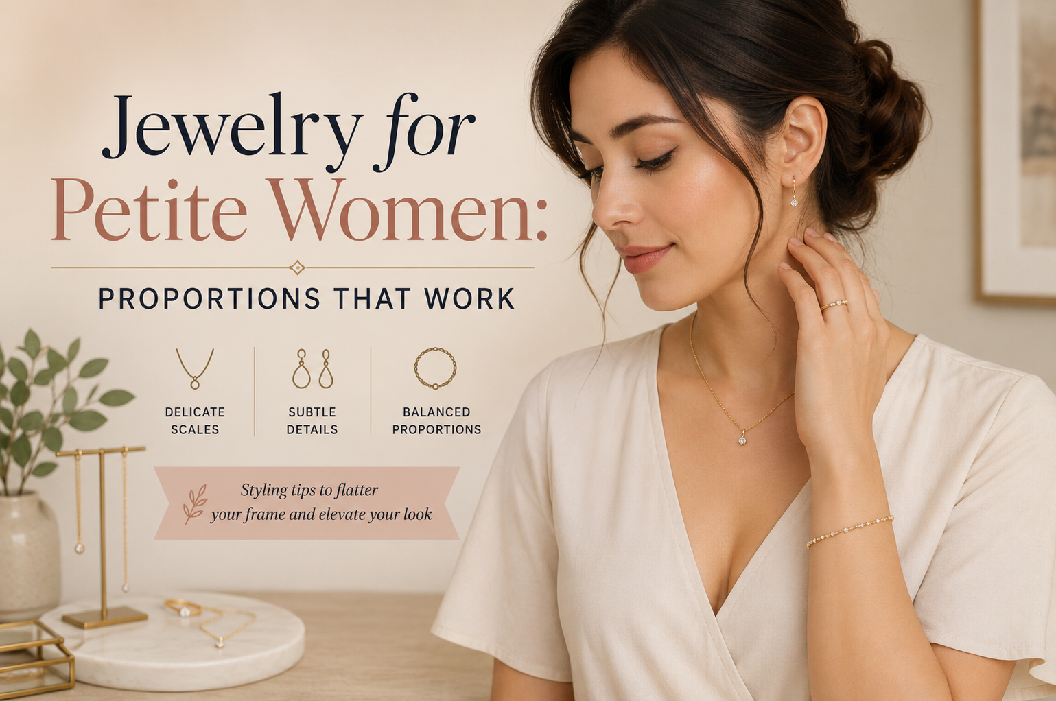 Jewelry for Petite Women Proportions That Work