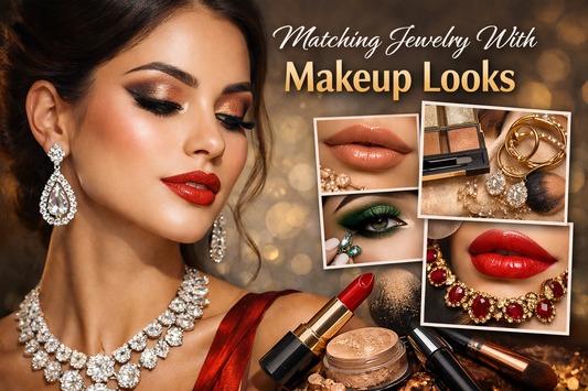 Matching Jewelry With Makeup Looks