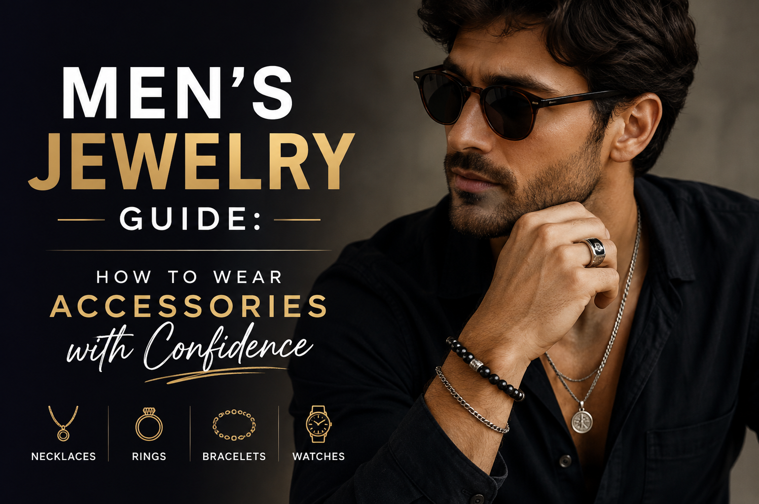 Men's Jewelry Guide How to Wear Accessories with Confidence