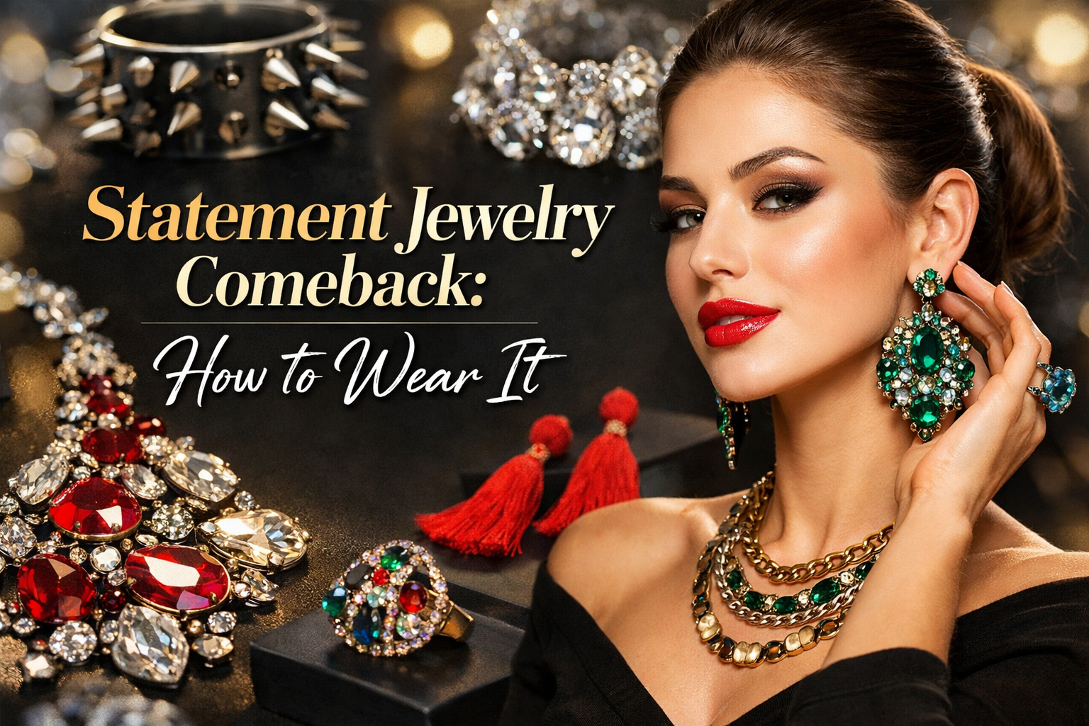 Statement Jewelry Comeback: How to Wear It