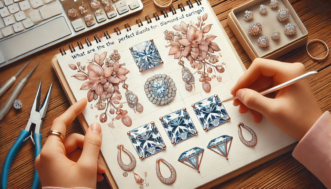What Are The Perfect Size Diamonds For A Pair Of Diamond Stud Earrings?