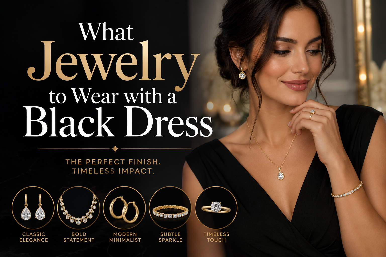 What Jewelry to Wear with a Black Dress