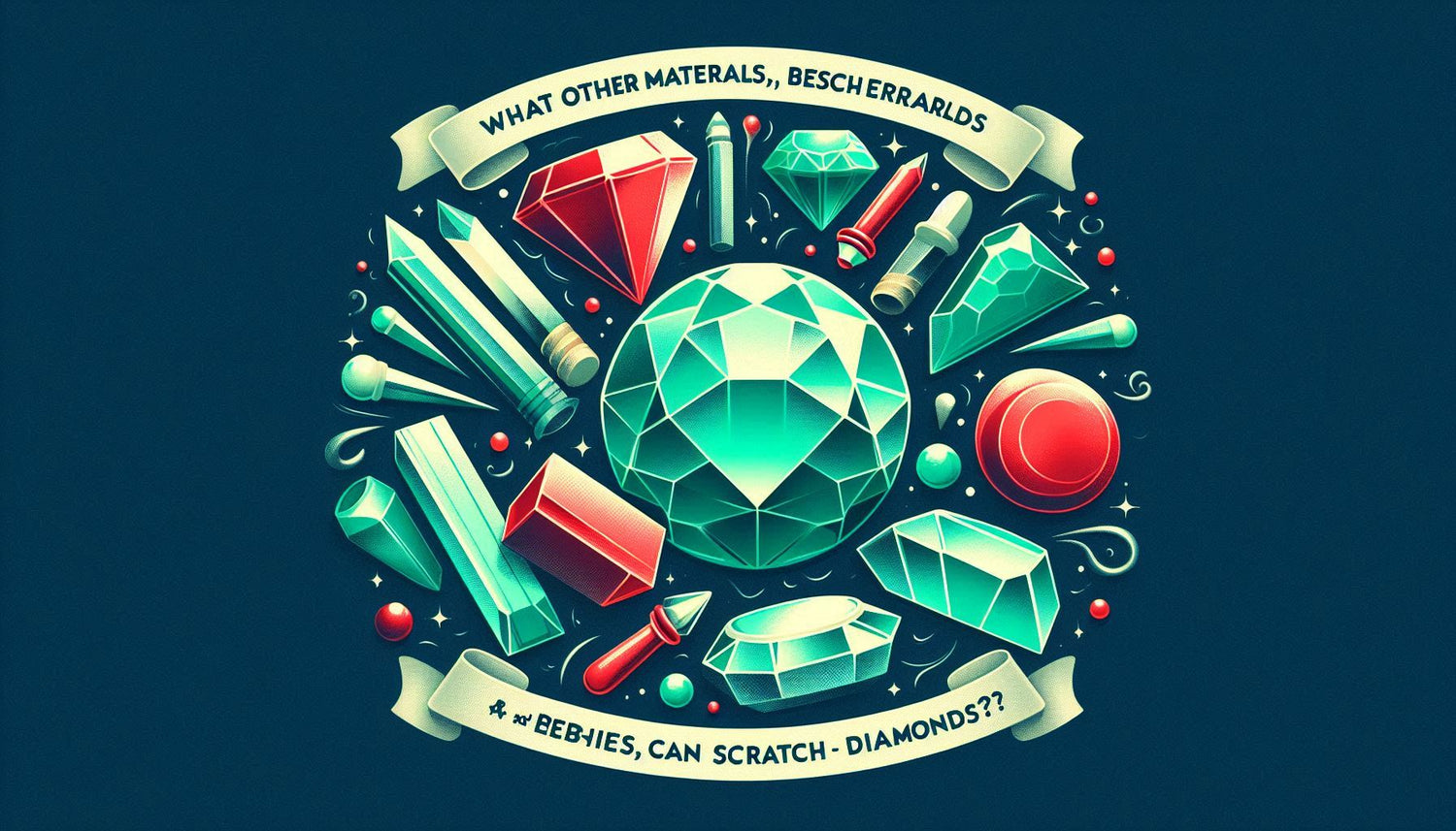 What Other Materials, Besides Emeralds And Rubies, Can Scratch Diamond