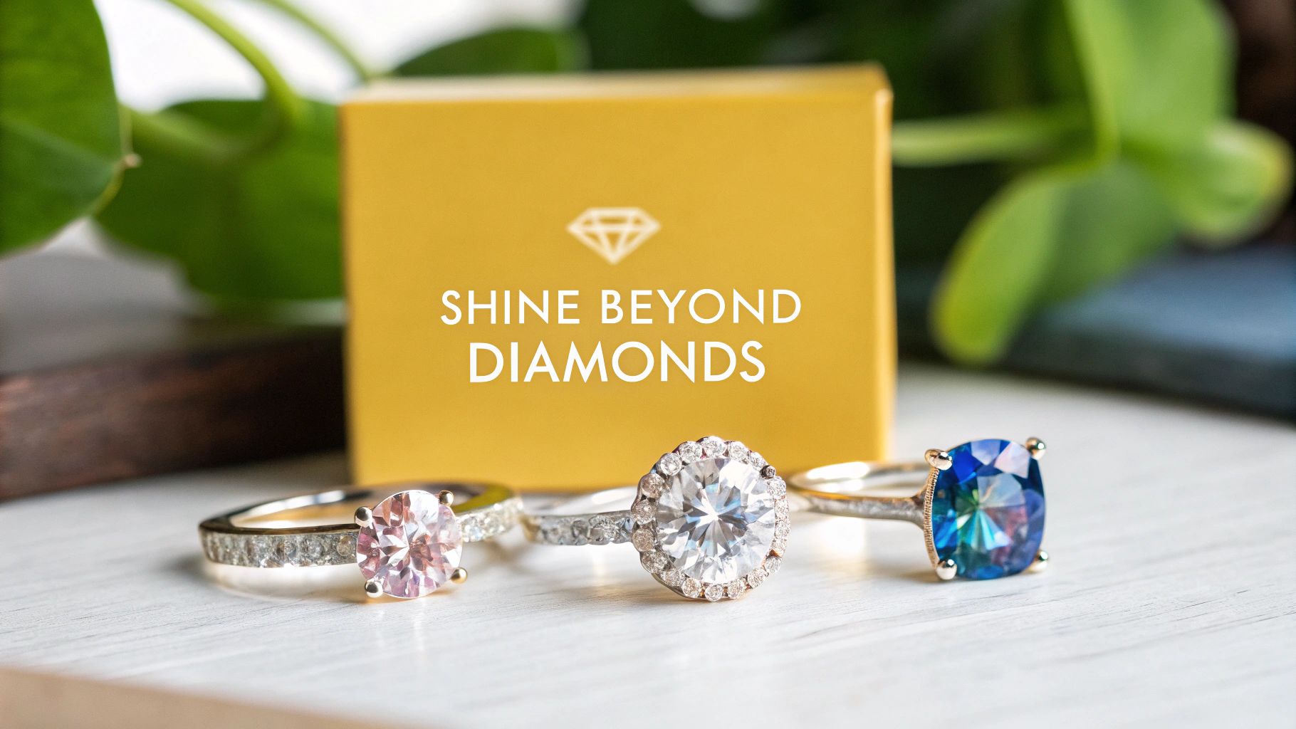 Diamond Engagement Ring Alternatives That Shine