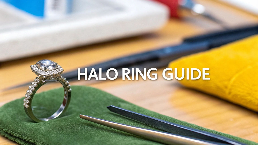 What Is a Halo Setting Engagement Ring Guide