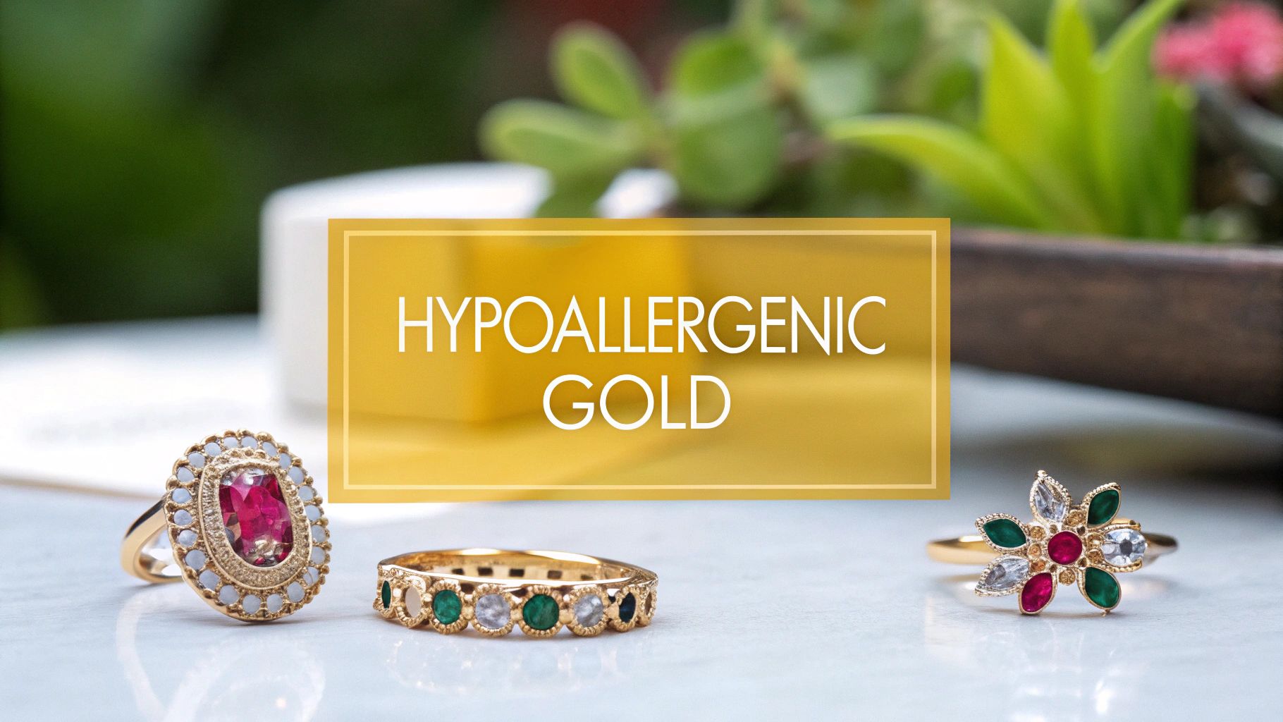 A Guide to Hypoallergenic Gold Jewelry for Sensitive Skin