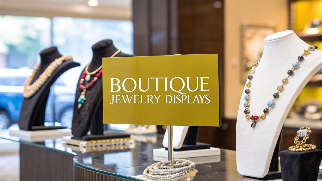 7 Creative Jewelry Display Ideas for Boutiques in 2025